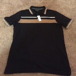 Black and Gold polo shirt